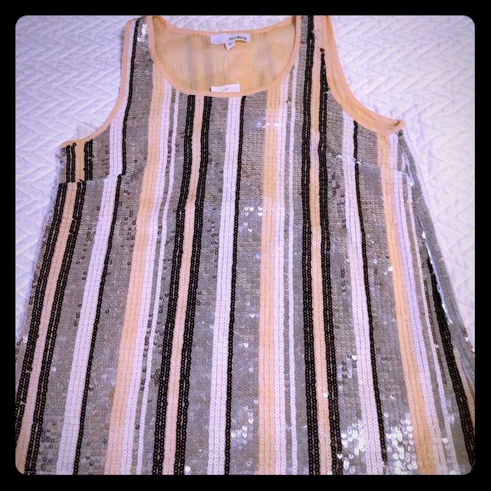 Sequin Tank Top